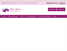 Tablet Screenshot of haleyhousewomen.org